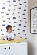 Miniatyrbild 5 av 8: ESTAhome tapet bilar blått 53 cm x 10,05 m