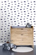 Miniatyrbild 6 av 8: ESTAhome tapet bilar blått 53 cm x 10,05 m