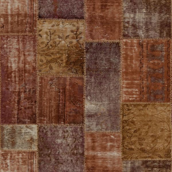 Origin Wallcoverings tapet kelim-lapptäcke rostbrunt 53 cm x 10,05 m