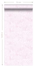 Miniatyrbillede 8 af 8: Origin Wallcoverings tapet zebraer lyserosa 53 cm x 10,05 m