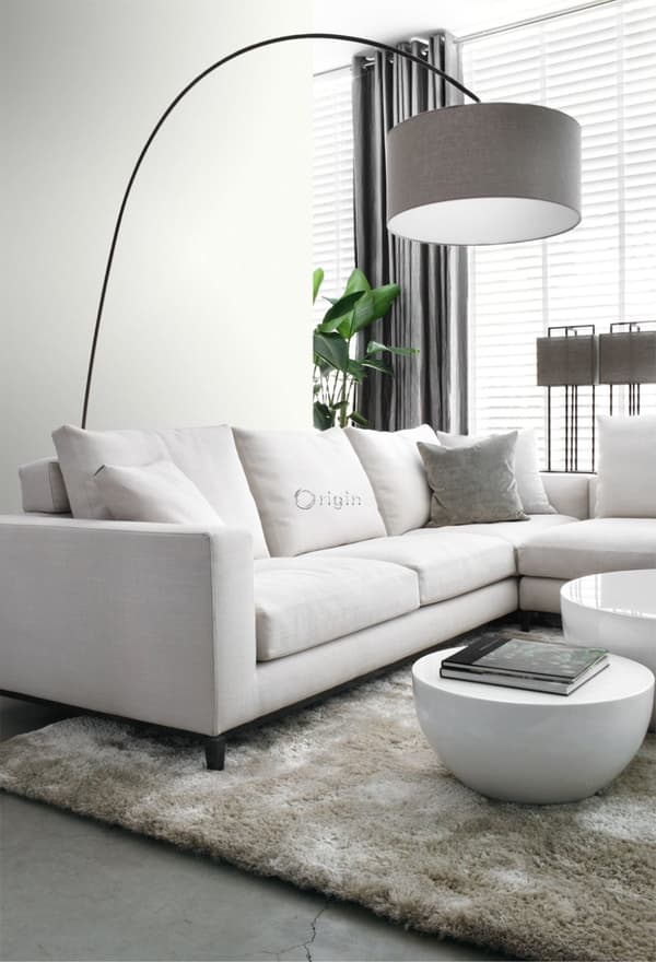 Origin Wallcoverings tapet ensfarvet off-hvidt 53 cm x 10,05 m