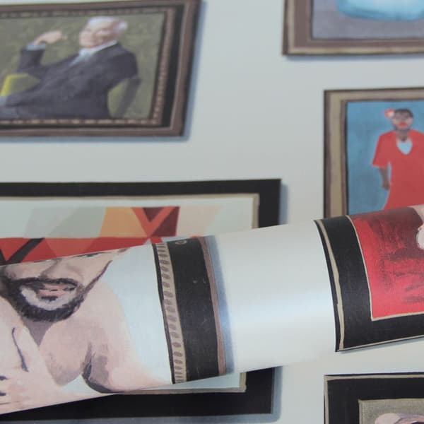 Origin Wallcoverings tapet målningar benvitt - 347464 - 53 cm x 10,05 m