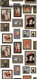 Miniatyrbild 1 av 5: Origin Wallcoverings tapet målningar benvitt - 347464 - 53 cm x 10,05 m