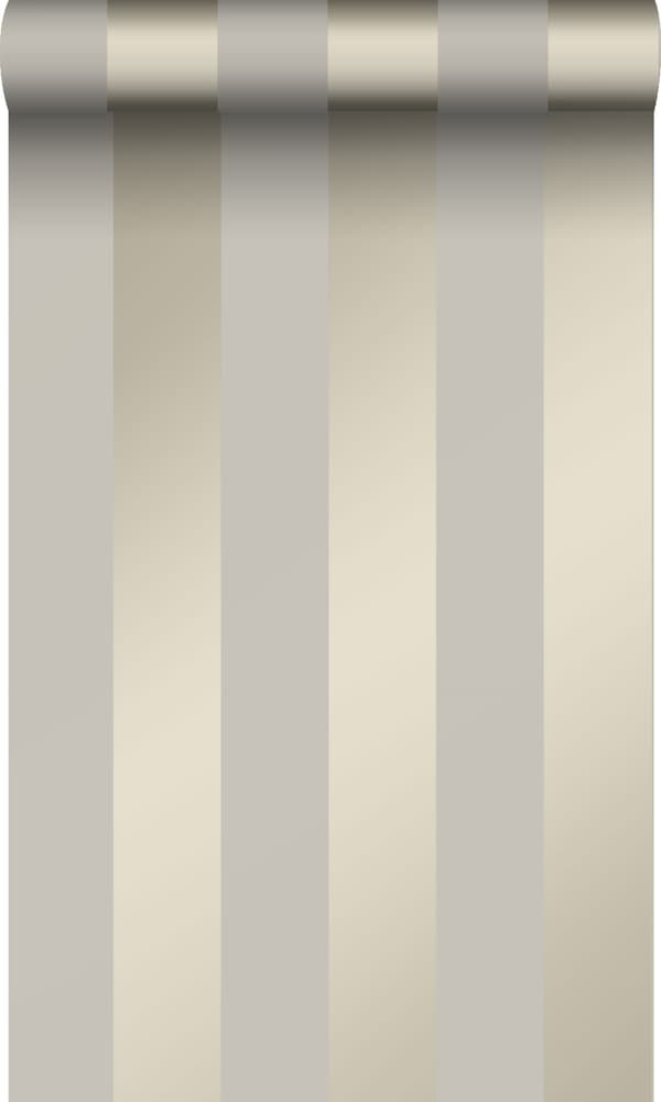 Origin Wallcoverings tapet ränder mullvadsgrått 53 cm x 10,05 m