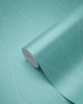 Miniatyrbillede 4 af 6: Origin Wallcoverings tapet grafisk form turkis 53 cm x 10,05 m