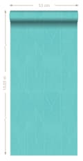 Miniatyrbillede 6 af 6: Origin Wallcoverings tapet grafisk form turkis 53 cm x 10,05 m