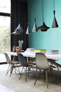 Miniatyrbillede 2 af 6: Origin Wallcoverings tapet grafisk form turkis 53 cm x 10,05 m