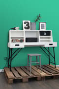 Miniatyrbild 5 av 8: ESTAhome tapet prickar grönt 53 cm x 10,05 m