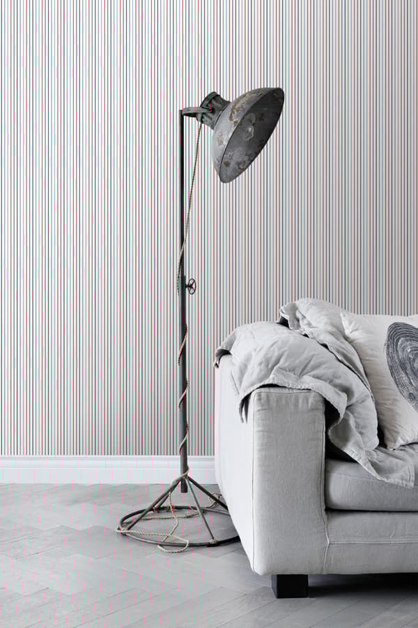ESTAhome tapet striber blåt og rødt 53 cm x 10,05 m