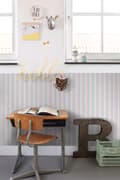 Miniatyrbillede 2 af 8: ESTAhome tapet striber blåt og rødt 53 cm x 10,05 m