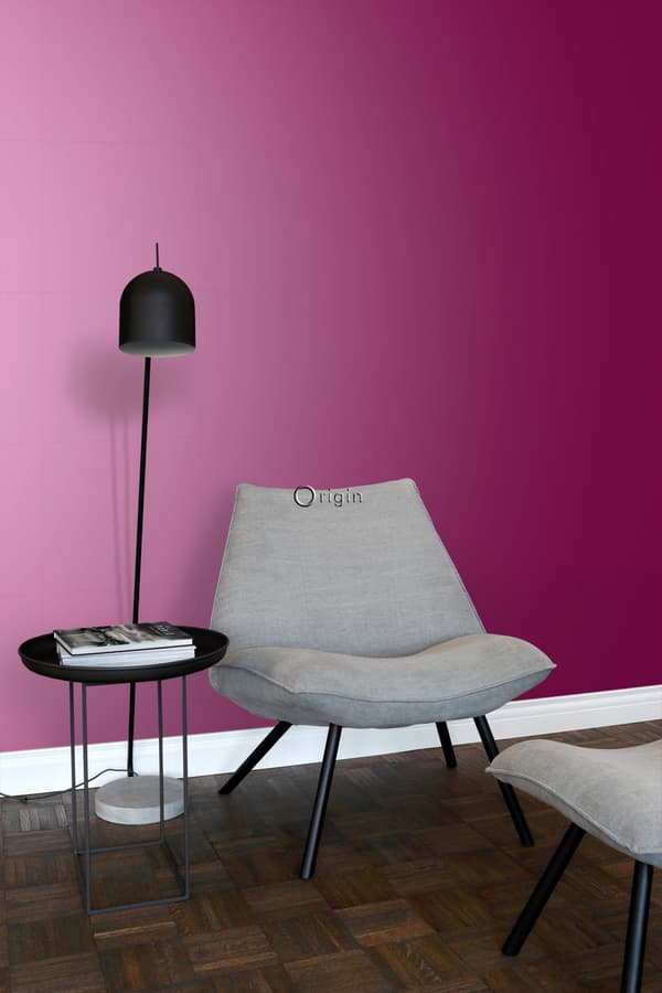 Origin Wallcoverings tapet ensfarvet slikrosa 53 cm x 10,05 m
