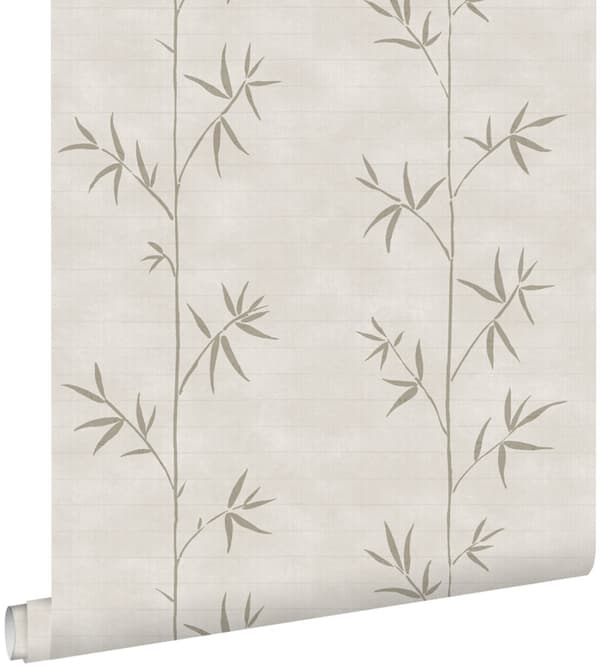 ESTAhome tapet bambu mörkbeige 0,53 x 10,05 m