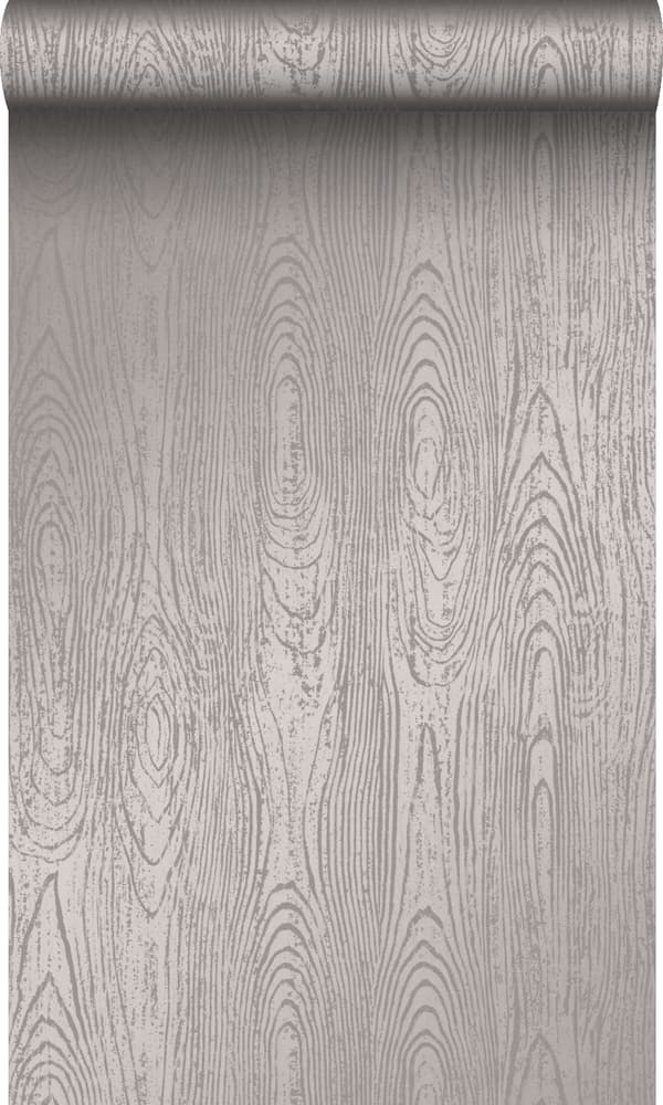 Origin Wallcoverings tapet träplankor med nerver mullvadsgrått 53 cm x 10,05 m