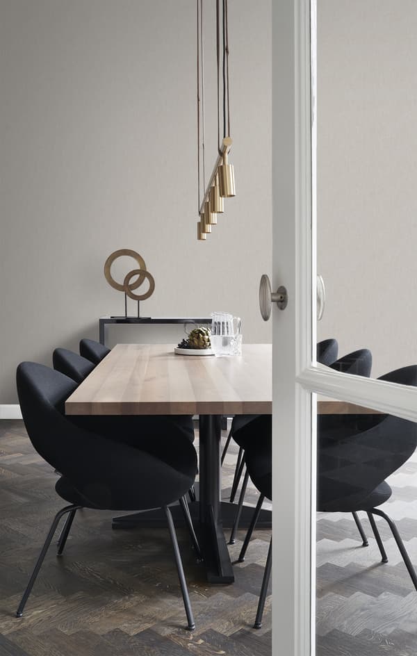 Origin Wallcoverings tapet linne grårosa 53 cm x 10,05 m