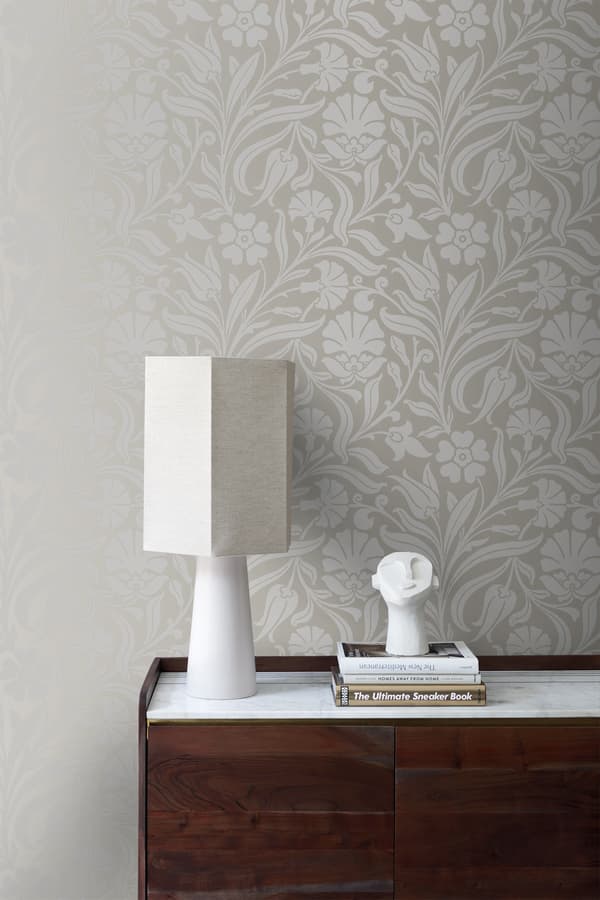 Origin Wallcoverings tapet blommor lila 53 cm x 10,05 m