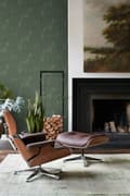Miniatyrbild 4 av 6: Origin Wallcoverings tapet blad med vävd struktur grönt 0,53 x 10,05 m