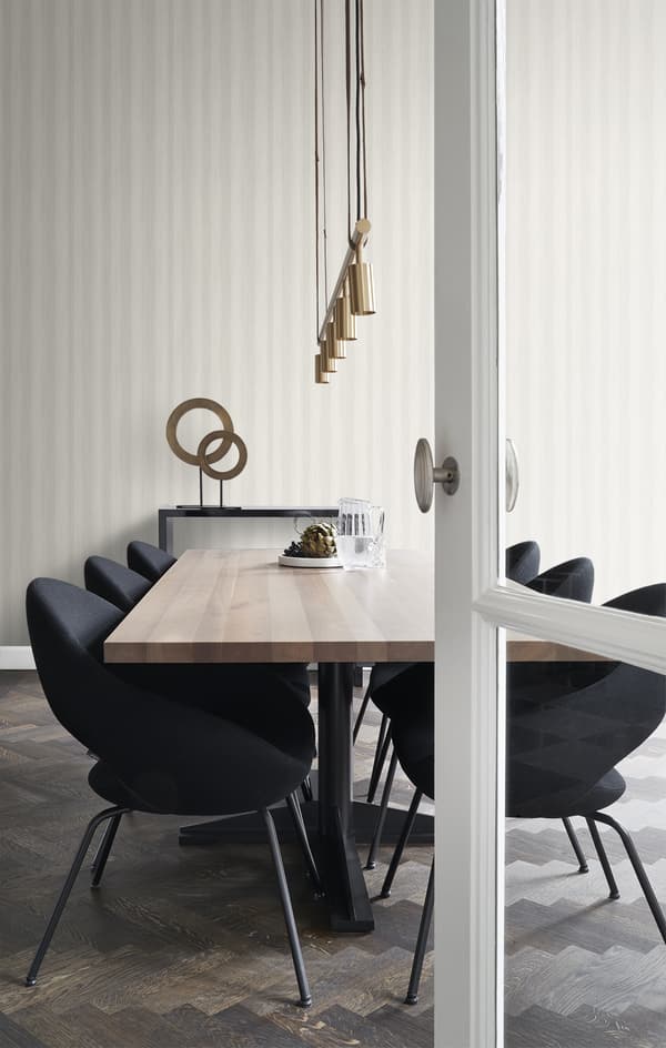 Origin Wallcoverings tapet ränder grått 53 cm x 10,05 m