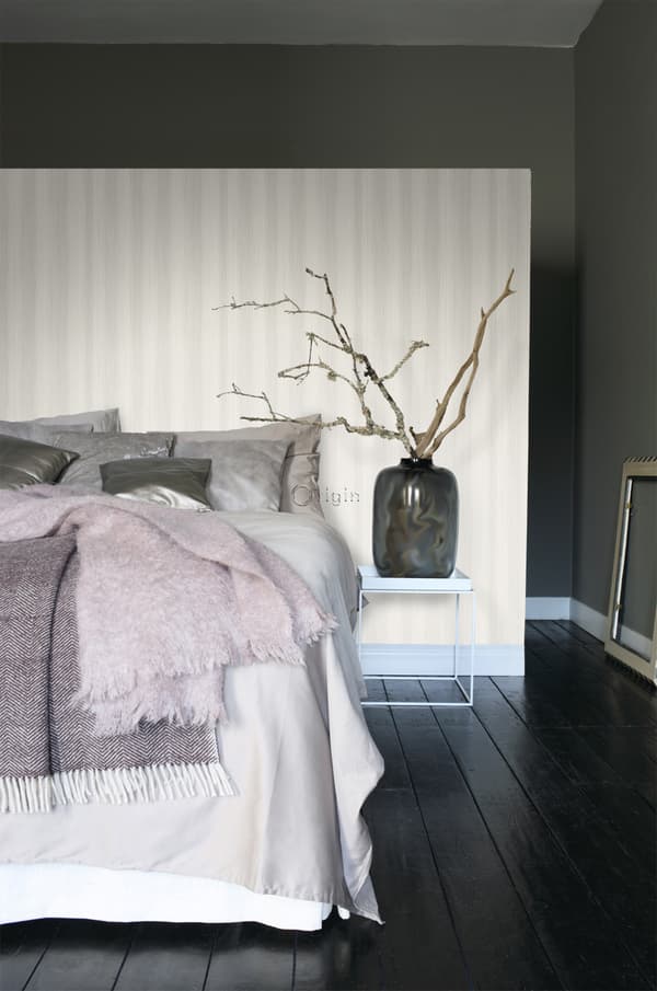 Origin Wallcoverings tapet ränder grått 53 cm x 10,05 m
