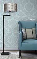 Miniatyrbild 4 av 7: Origin Wallcoverings tapet ornament isblått 53 cm x 10,05 m
