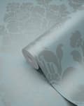 Miniatyrbild 5 av 7: Origin Wallcoverings tapet ornament isblått 53 cm x 10,05 m