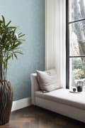 Miniatyrbild 2 av 7: Origin Wallcoverings tapet ornament isblått 53 cm x 10,05 m