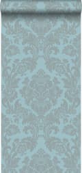 Miniatyrbild 1 av 7: Origin Wallcoverings tapet ornament isblått 53 cm x 10,05 m