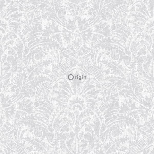 Origin Wallcoverings tapet ornament ljusgrått 53 cm x 10,05 m