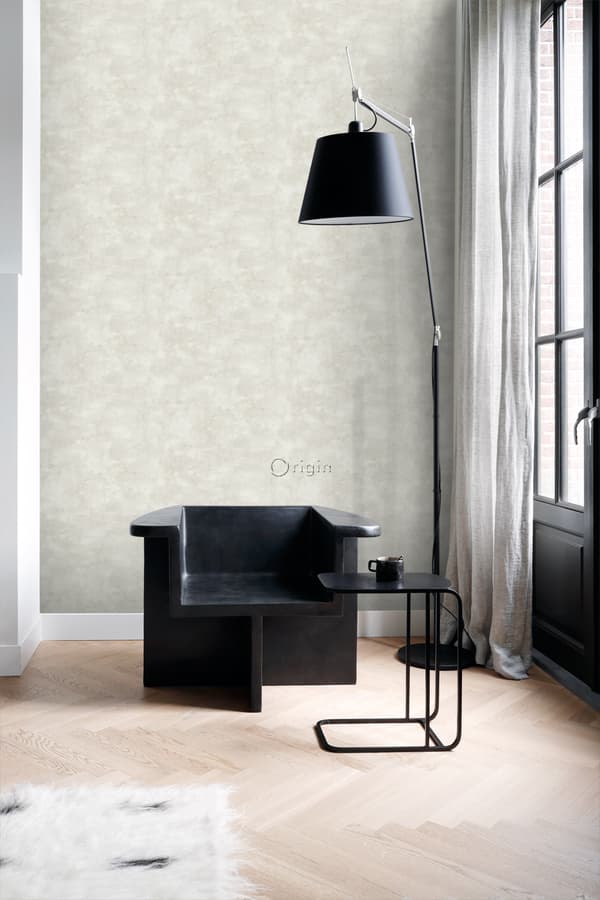 Origin Wallcoverings tapet betonglook ljusbeige 53 cm x 10,05 m