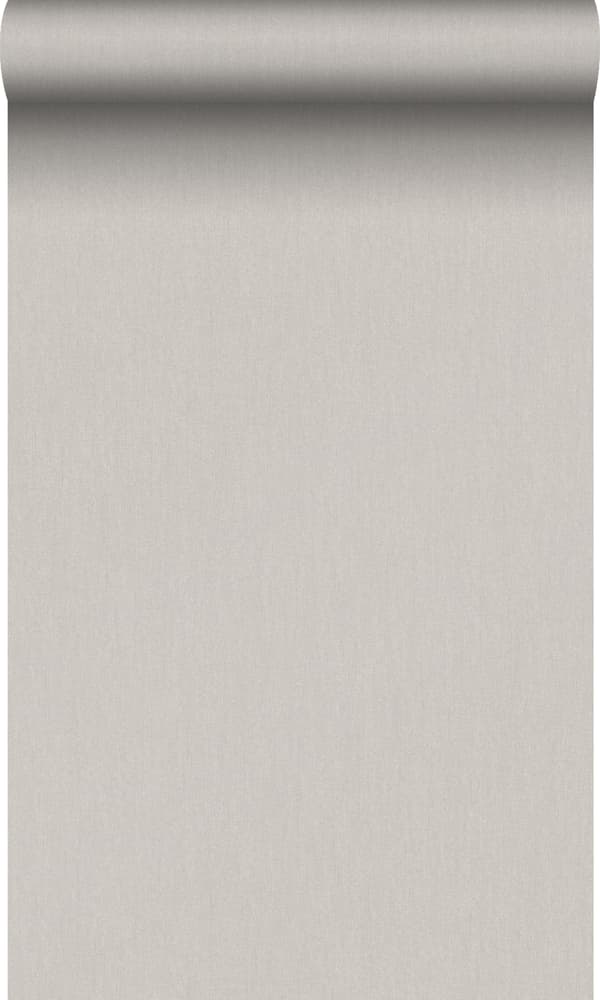 Origin Wallcoverings tapet linne ljust mullvadsgrått 53 cm x 10,05 m