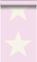 Miniatyrbillede 1 af 7: Origin Wallcoverings tapet stjerner skinnende rosa og hvidt 53 cm x 10,05 m