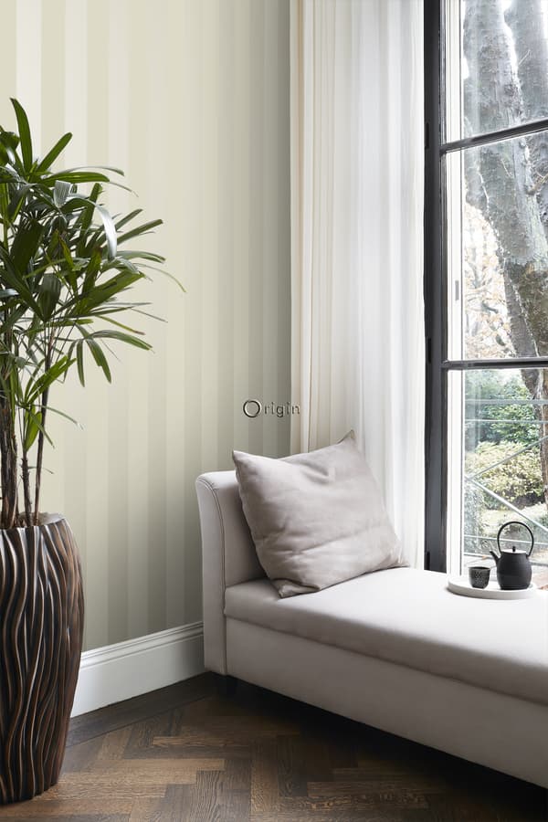 Origin Wallcoverings tapet ränder beige 53 cm x 10,05 m