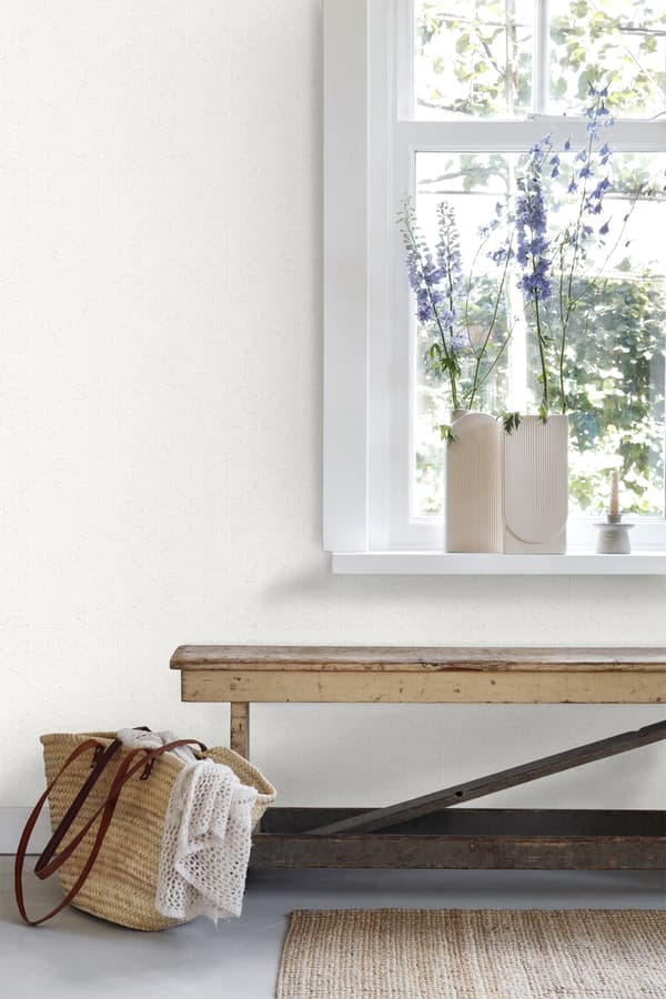 ESTAhome tapet geometriska mönster ljusgrått 53 cm x 10,05 m