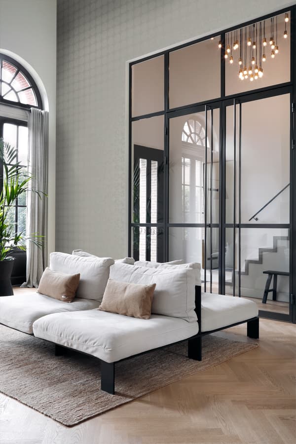 Origin Wallcoverings tapet store slidte kugler mørkegråt 53 cm x 10,05 m