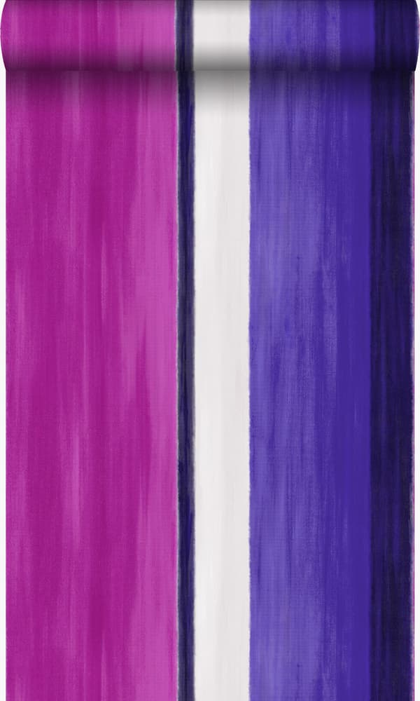 Origin Wallcoverings tapet ränder rosa och lila 53 cm x 10,05 m