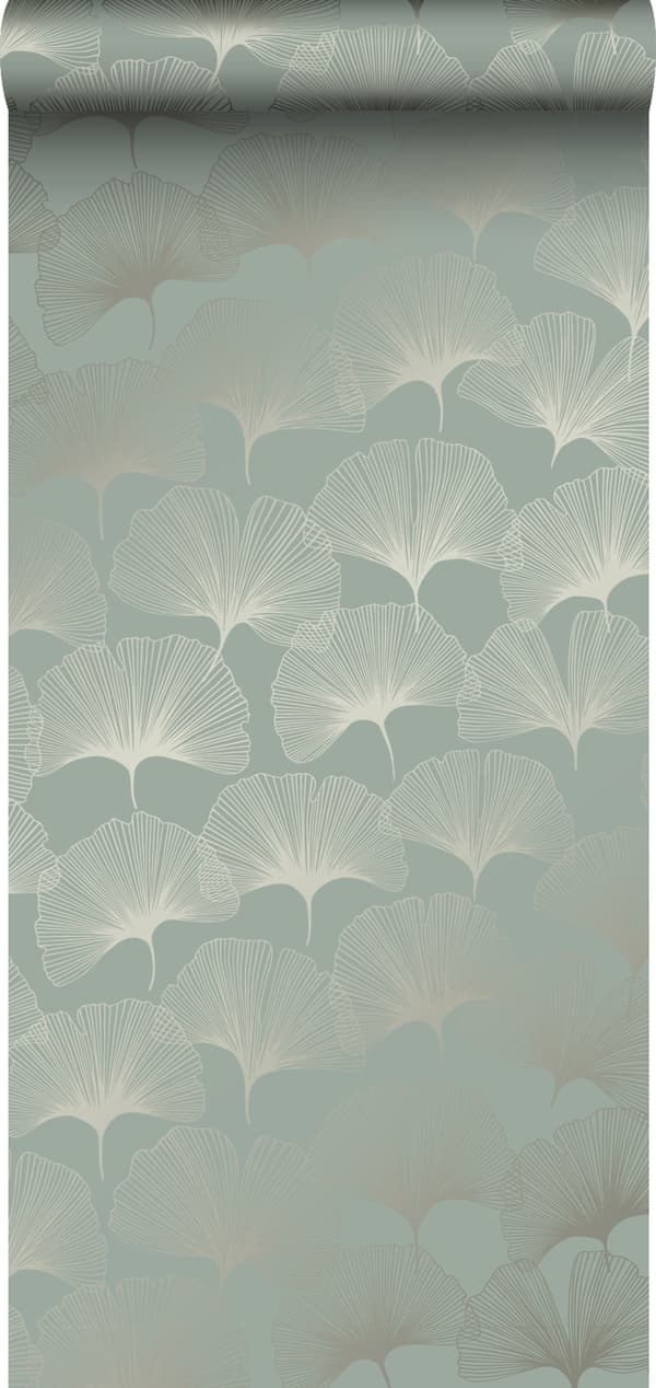 Origin Wallcoverings tapet ginkgoblade salvie grøn 0,53 x 10,05 m