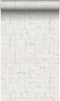 Miniatyrbild 1 av 8: Origin Wallcoverings tapet tegelvägg benfärgat 53 cm x 10,05 m