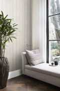 Miniatyrbillede 2 af 8: Origin Wallcoverings tapet striber skinnende lysebrunt 53 cm x 10,05 m