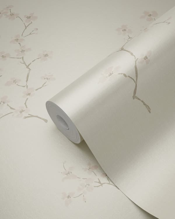 Origin Wallcoverings tapet blomning beige och rosa 53 cm x 10,05 m