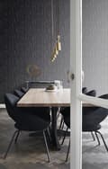 Miniatyrbild 4 av 8: Origin Wallcoverings tapet ränder svart 53 cm x 10,05 m