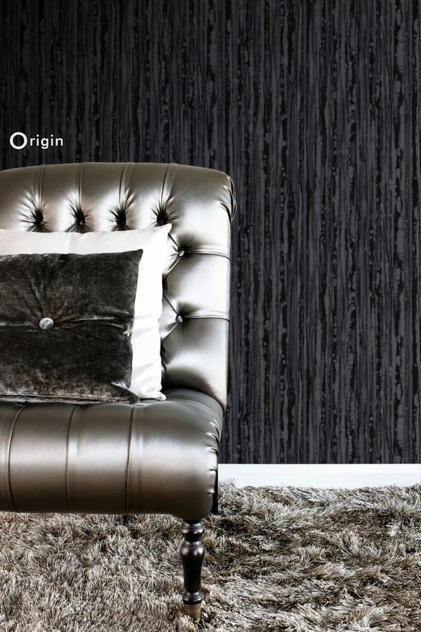 Origin Wallcoverings tapet ränder svart 53 cm x 10,05 m