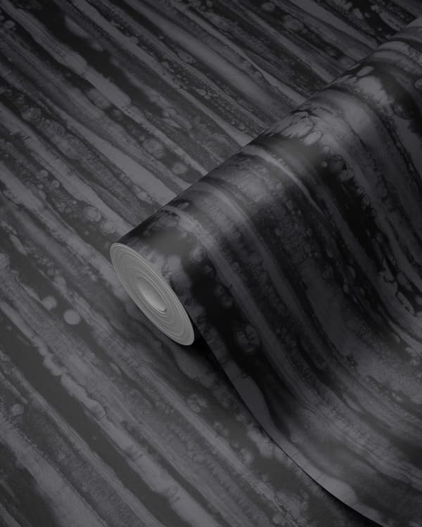 Origin Wallcoverings tapet ränder svart 53 cm x 10,05 m