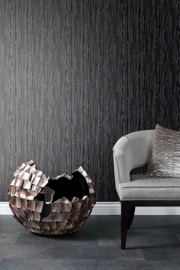 Origin Wallcoverings tapet ränder svart 53 cm x 10,05 m