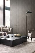 Miniatyrbillede 4 af 8: Origin Wallcoverings tapet træeffekt mørkt mudvarpegråt 53 cm x 10,05 m