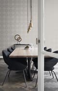 Miniatyrbillede 2 af 8: Origin Wallcoverings tapet grafisk form mulvarpegråt 53 cm x 10,05 m