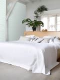 Miniatyrbillede 2 af 8: ESTAhome tapet grafiske geometriske trekanter mintgrønt og mathvidt 53 cm x 10,05 m