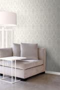 Miniatyrbillede 4 af 8: Origin Wallcoverings tapet ornament hvidt 53 cm x 10,05 m