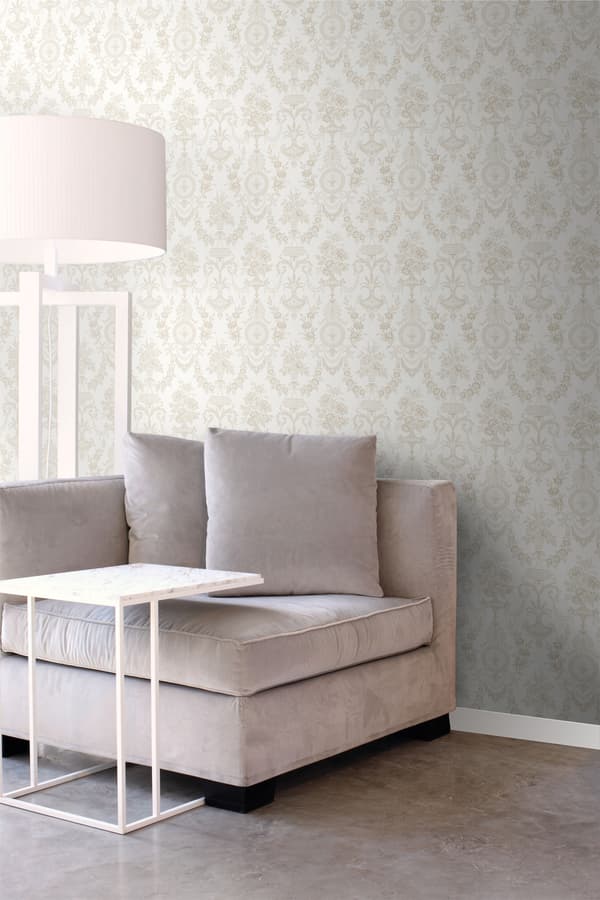 Origin Wallcoverings tapet ornament hvidt 53 cm x 10,05 m