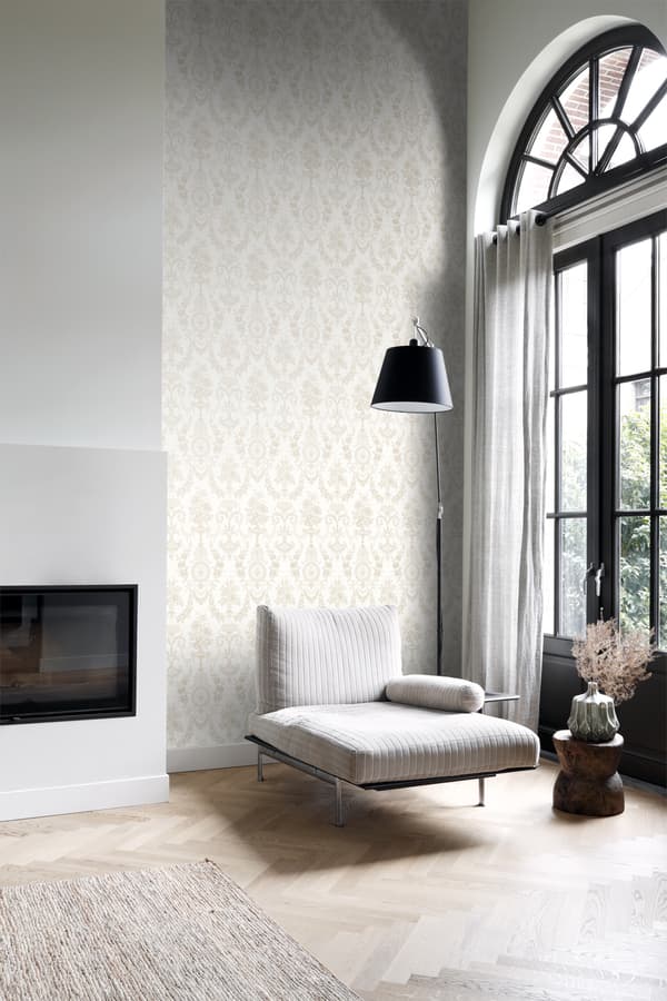 Origin Wallcoverings tapet ornament hvidt 53 cm x 10,05 m