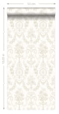 Miniatyrbillede 8 af 8: Origin Wallcoverings tapet ornament hvidt 53 cm x 10,05 m