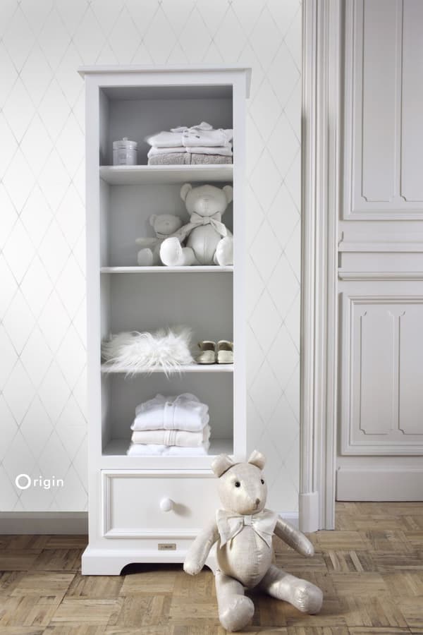 Origin Wallcoverings tapet rombemotiv varmt lysegråt 53 cm x 10,05 m